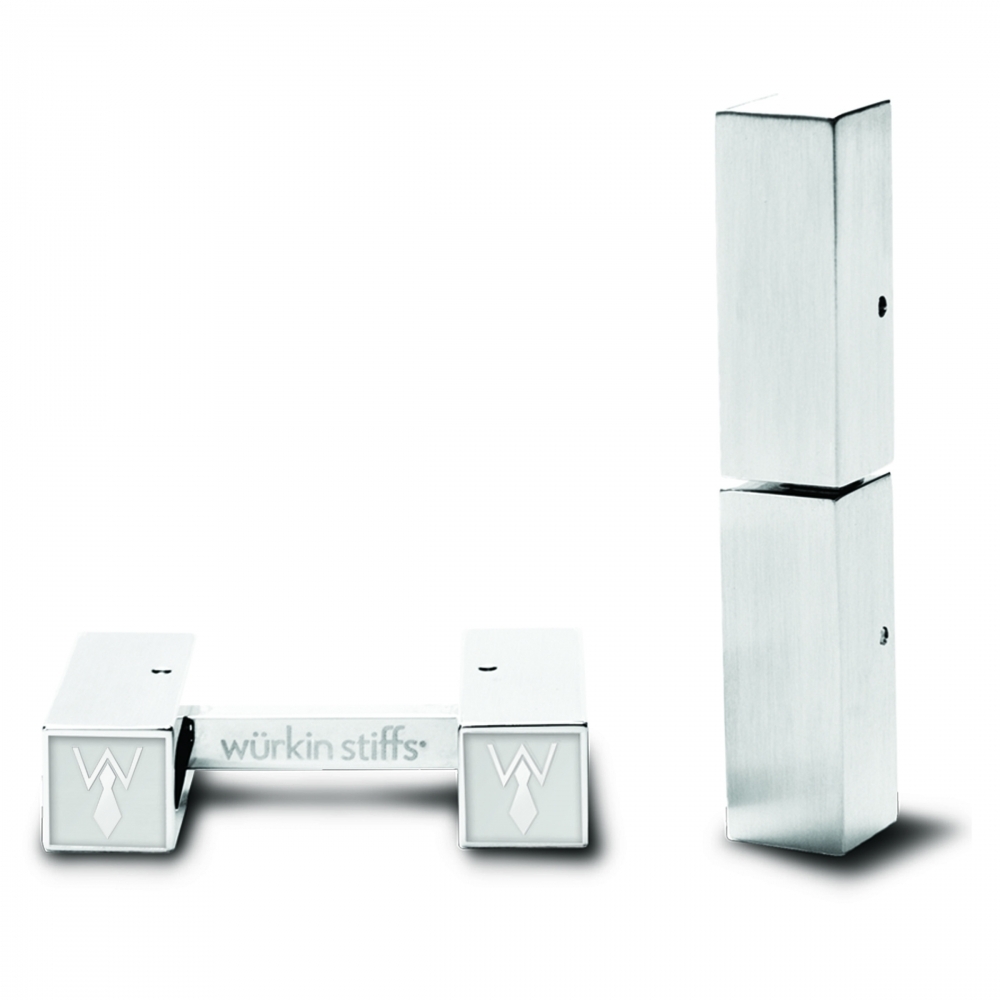 Folding Brushed Cufflink, Wurkin Stiffs