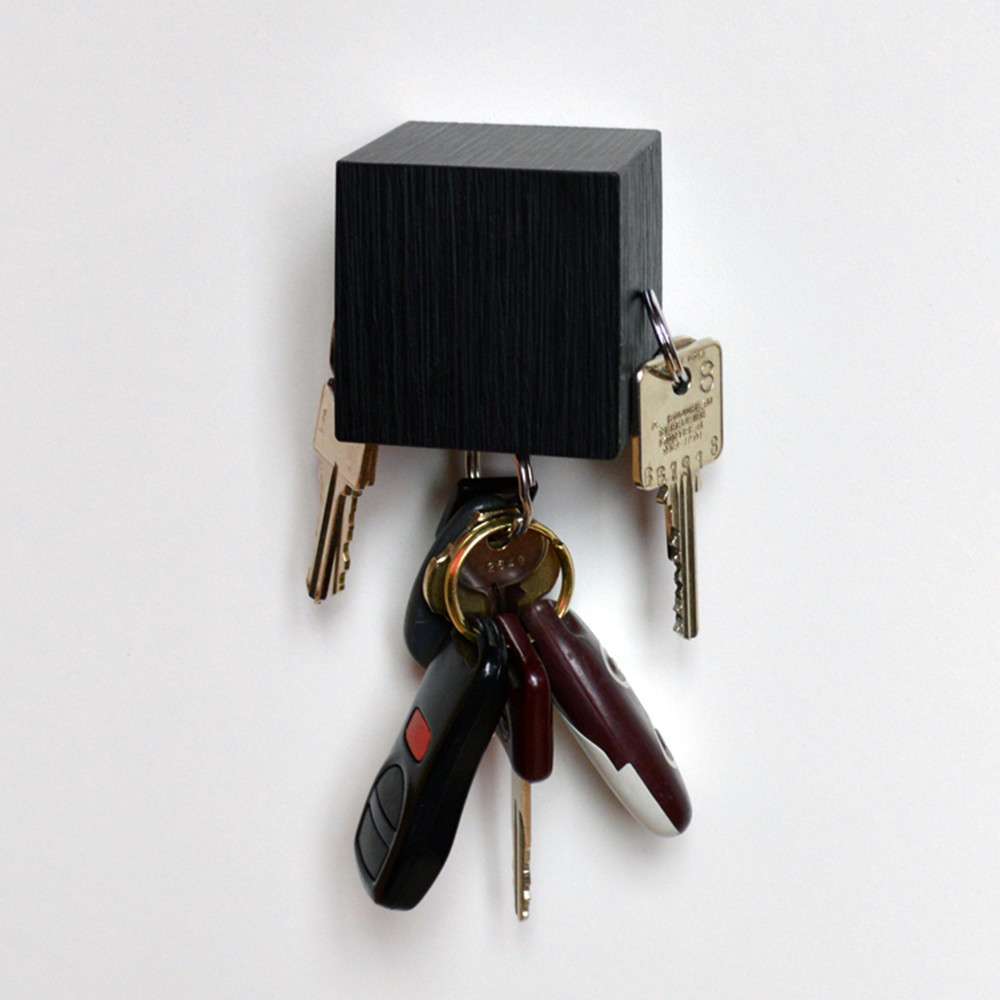 Kube Key Holder, Black, Tat Chao