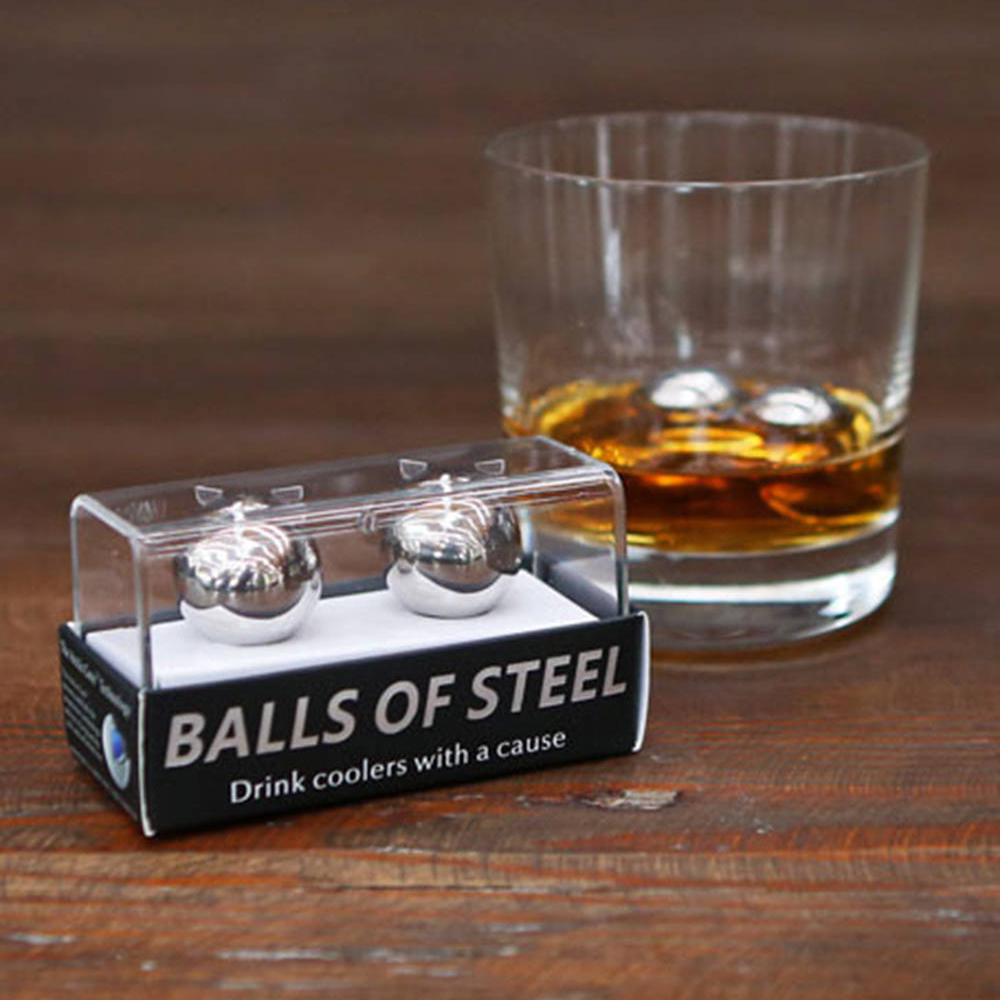 Balls of Steel Whiskey Chiller - Maintain a Desirable Temperature and a Delicate Flavor Balance