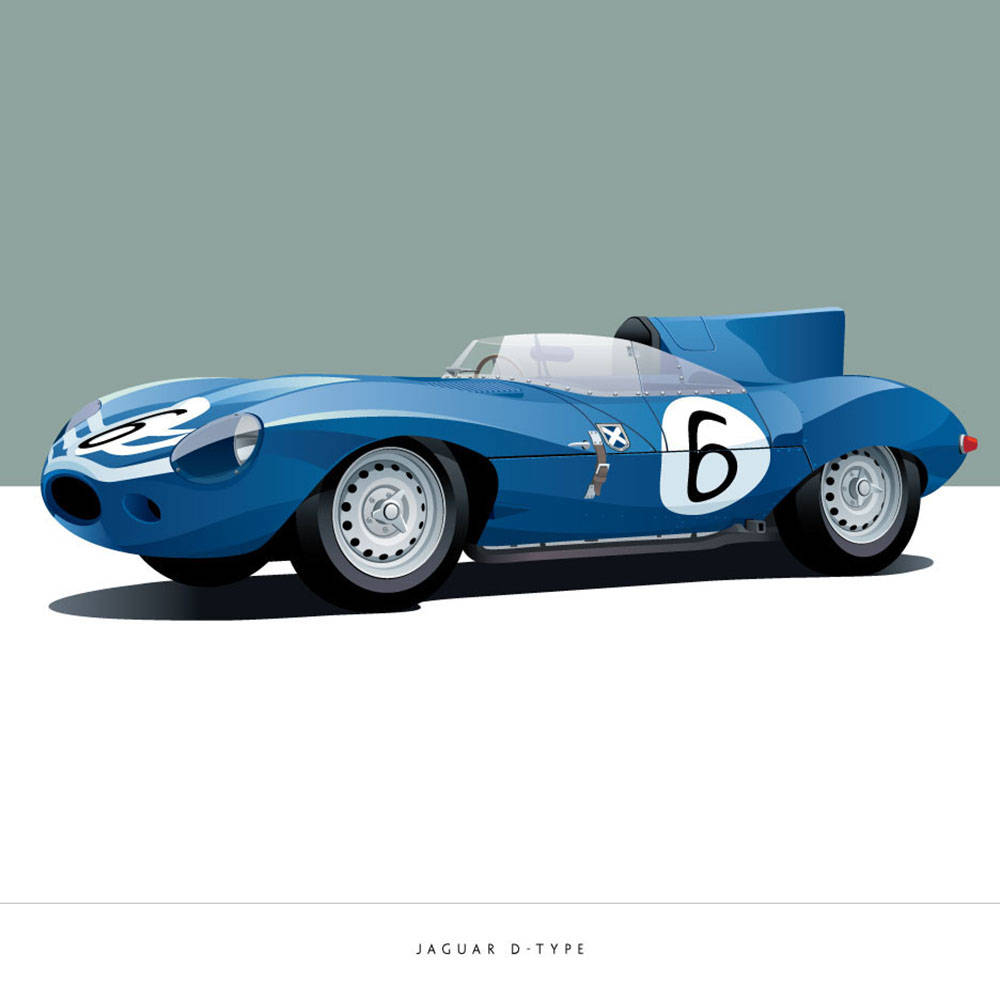 Jaguar D-Type - Arthur Schening