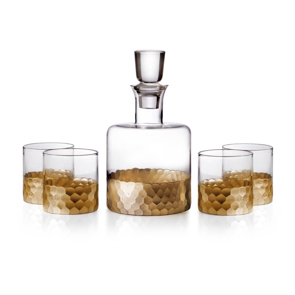 Daphne Whiskey Decanter Set of 5 | Jay Companies
