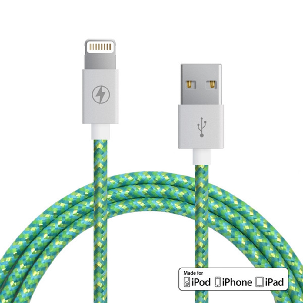 Citrus Mint Lightning Cable | Charge Cords