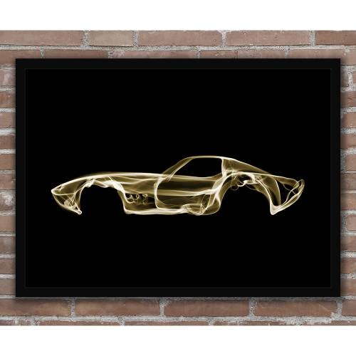 Corvette C3 Smoke Wall Art Print Octavian Mielu