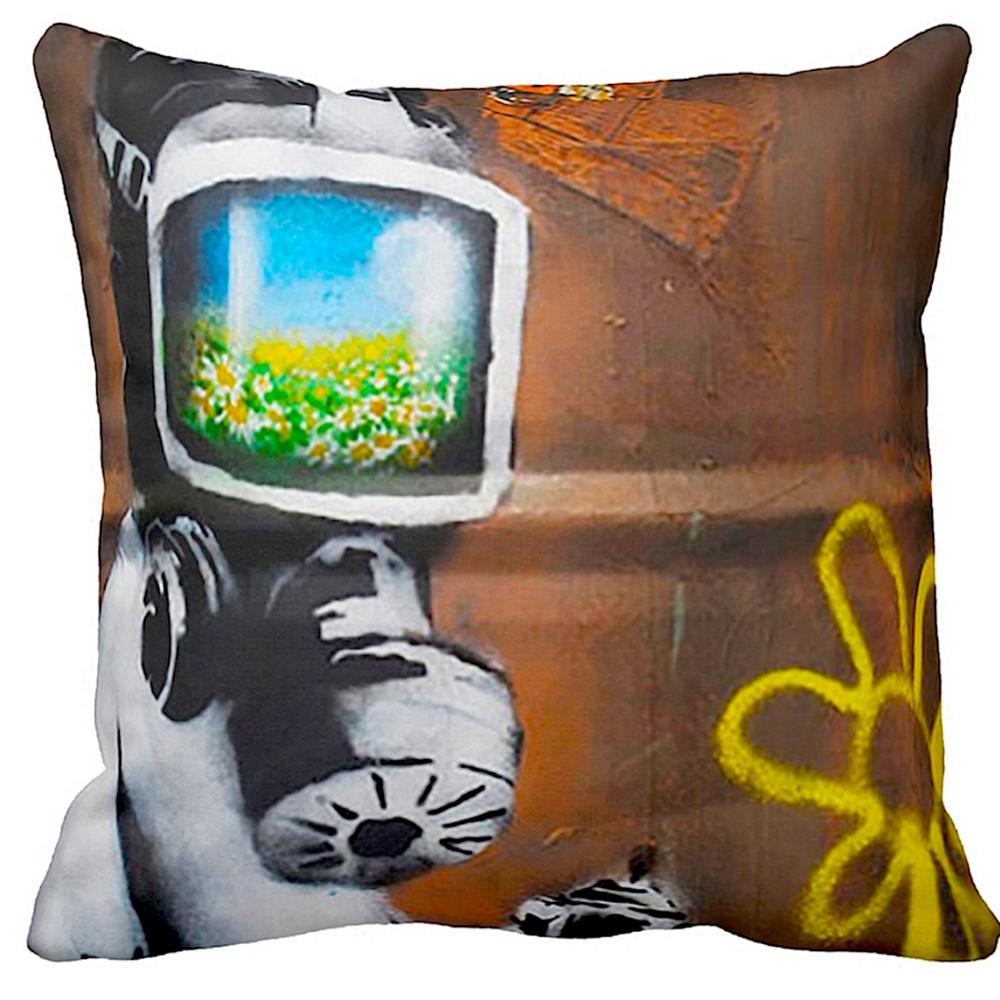 Sunflower Field Gas Mask | Banksy Art | iLeesh