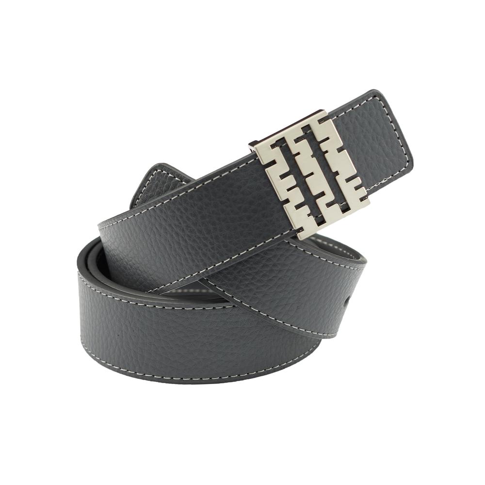 Breza Leather Belt | Gray | Accessories