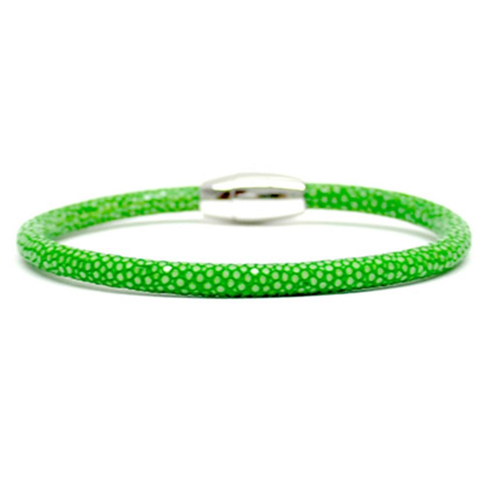 Single Stingray Bracelet | Green | Double Bone