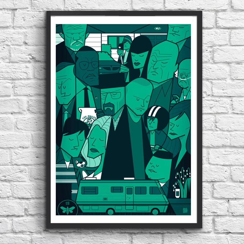 Breaking bad Green | Ale Giorgini Art